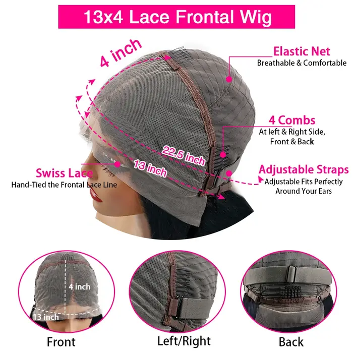 Perruque Lace Wig Naturelle Ondulée
