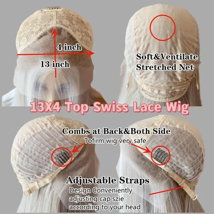 Perruque Lace Front Wig Naturelle Lisse
